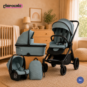 magnum Stroller 3 in 1+ base isofix - Basil