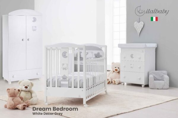 Dream Bedroom - White Decor Grey