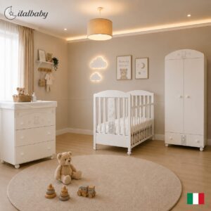 Popstar Bedroom - White Star Grey Decor