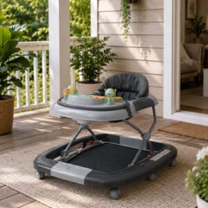 Baby walker with worker