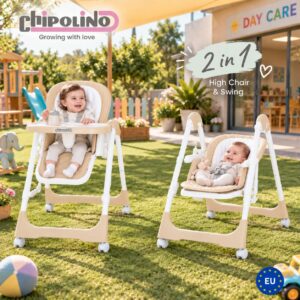 milk shake High chair/swing 2 in 1 - beige