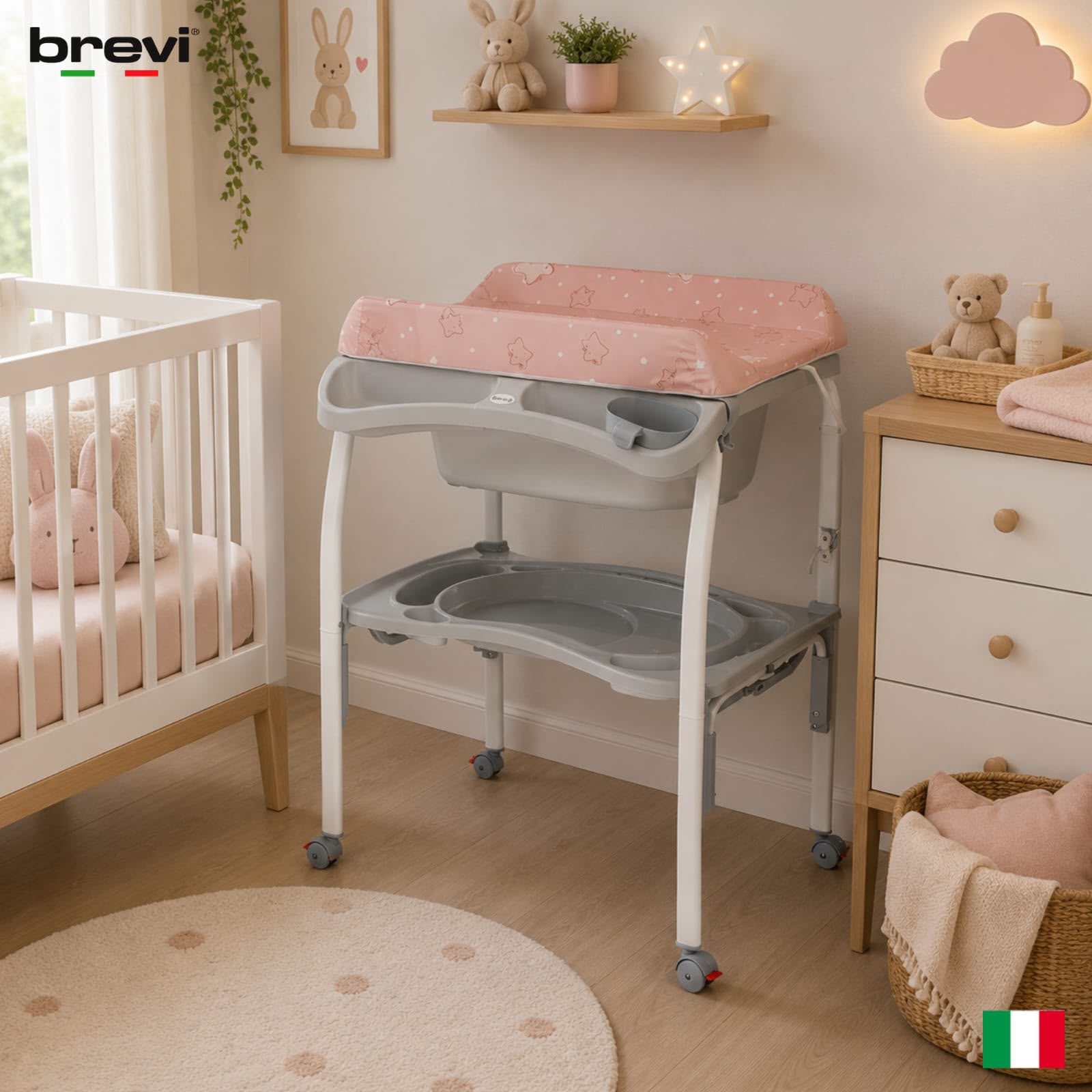 Pratico Bath Tube Pink