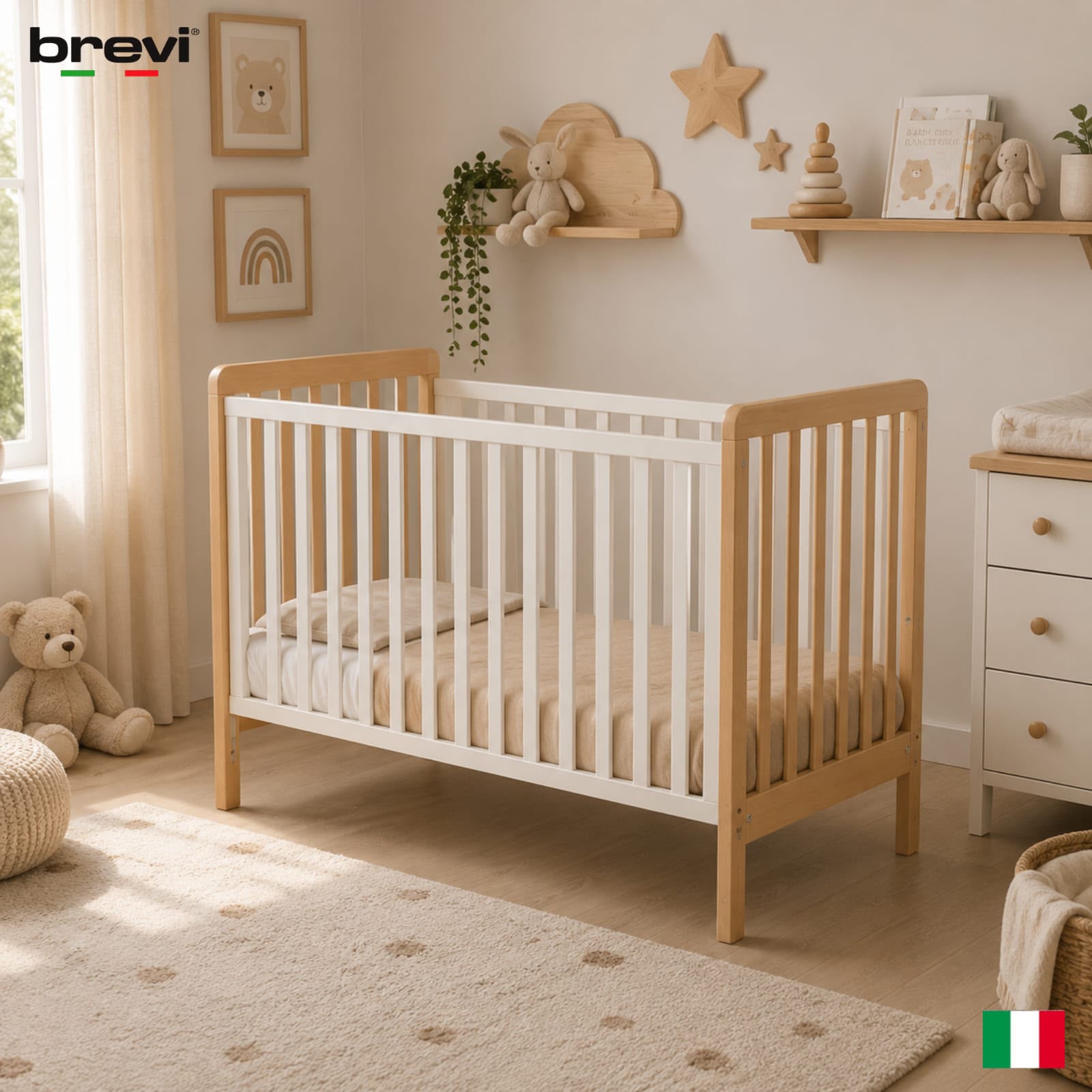 Cloe Wooden Bed