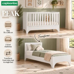 Peak cot White