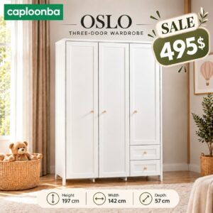 Oslo wardrobe 3 doors