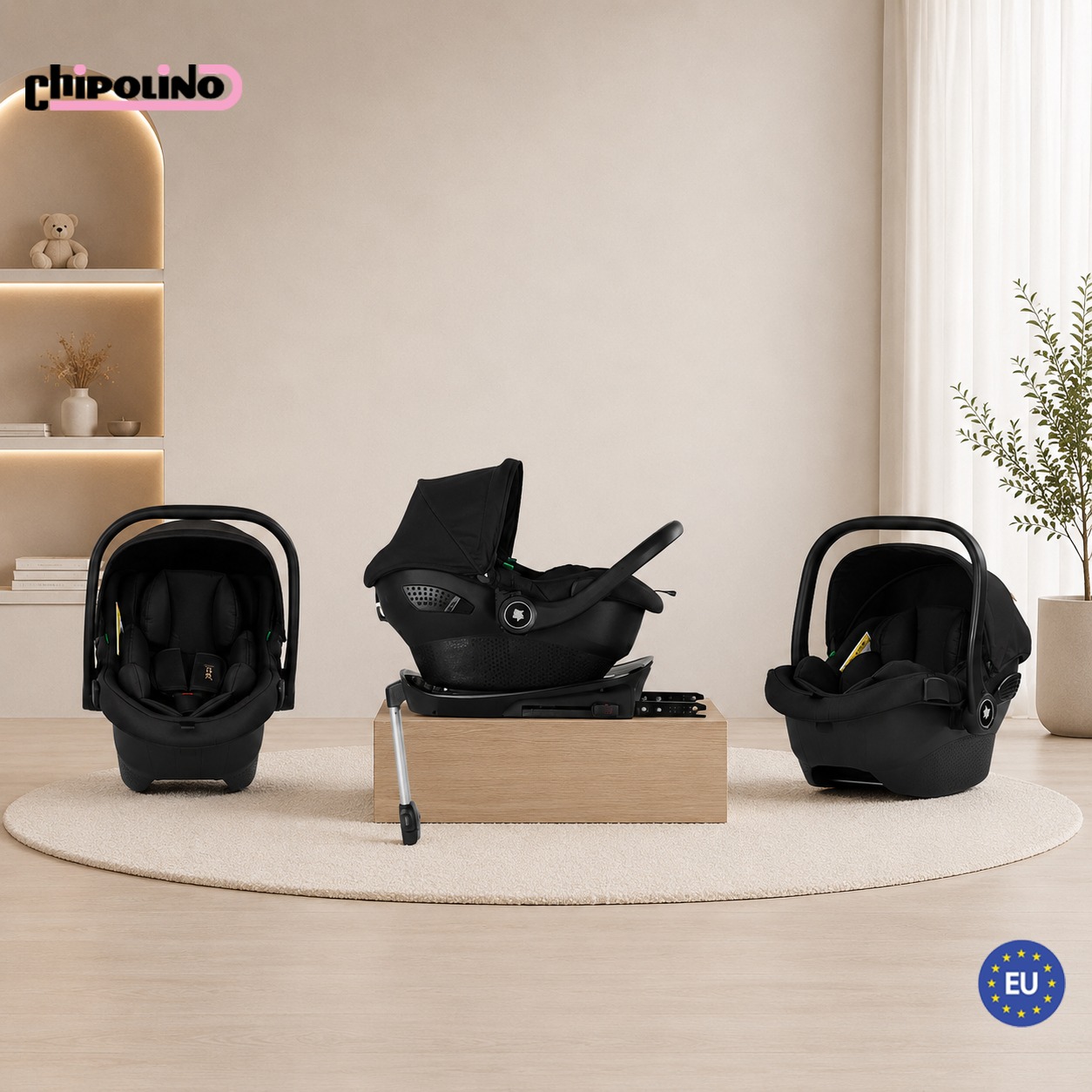 Car Seat Pearl Noir