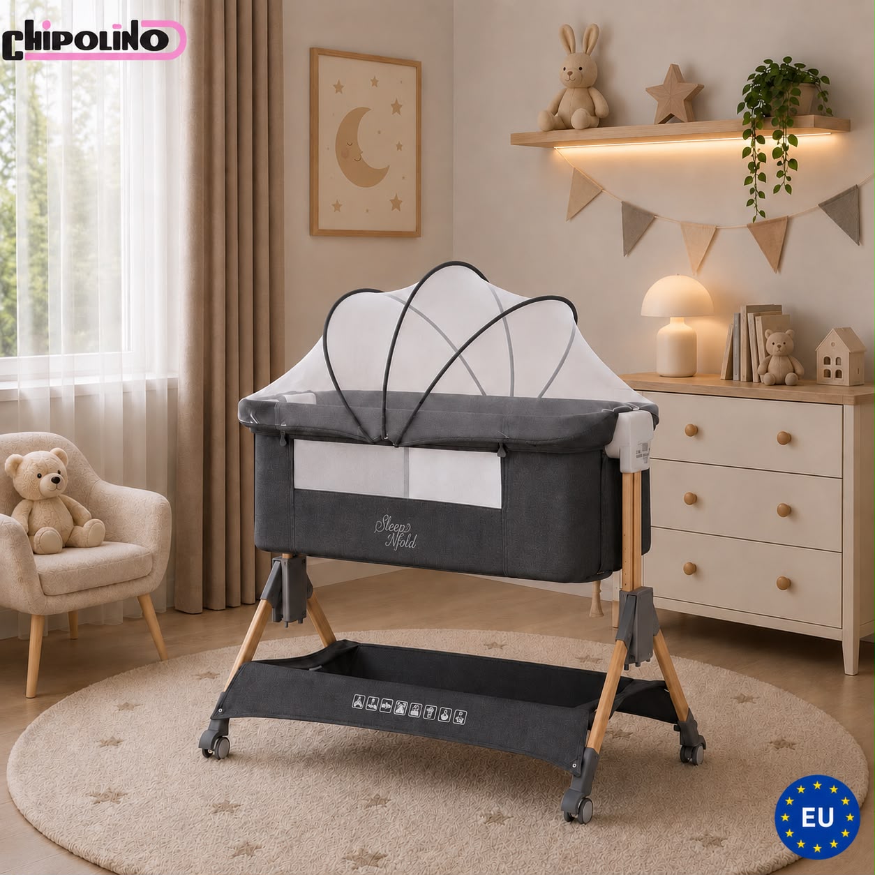 sleepNfold charcoal