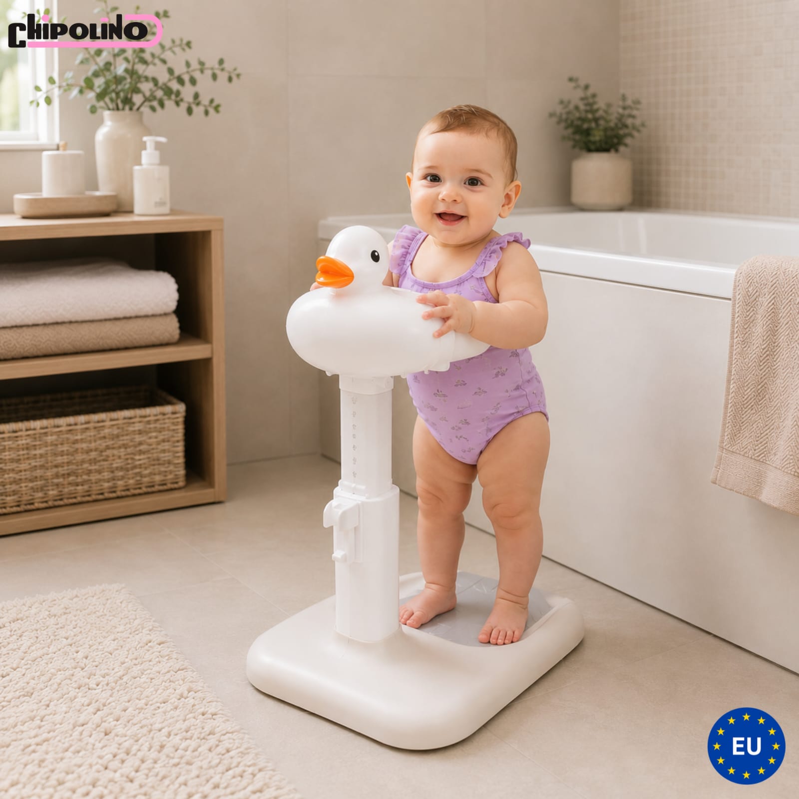 Bathing support stand duck /whale