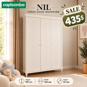 NIL THREE DOOR WARDROBE
